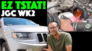 How To  Jeep Grand Cherokee WK2 Thermostat Replacement [upl. by Zrike]