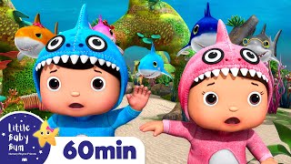 Baby Shark Dance  60 min of LittleBabyBum  Nursery Rhymes for Babies ABCs and 123s [upl. by Asseral]