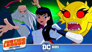 Justice League Action  Magic Tricks  dckids [upl. by Schulz]