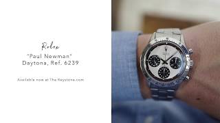 1960s Rolex quotPaul Newmanquot Daytona ref 6239 from The Keystone [upl. by Ennirac]