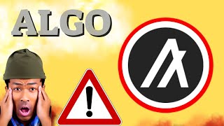 ALGO Prediction 09NOV ALGORAND COIN Price News Today  Crypto Technical Analysis Update Price Now [upl. by Enaitsirhc]