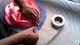 How sew a crinoline to skirt or dress or fabric part 2 [upl. by Herve551]