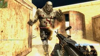 Counter Strike Source Zombie Riot online gameplay Dust 2 with boss fight [upl. by Bala407]