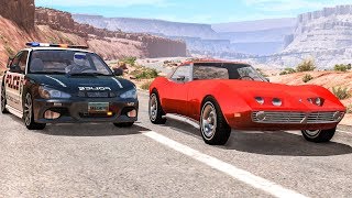 Extreme Police Chases amp Fails 12  BeamNG DRIVE [upl. by Naihr475]