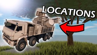 All Pantsir S1 Part Locations  War Tycoon [upl. by Bautram]