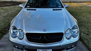 Brabus Mercedes SL55 AMG Kompressor  Supercharged  Ride along [upl. by Hollington]