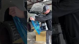 Installing LED Grille Lights On A 2022 F250 Part 1 [upl. by Yalonda56]