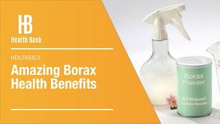 Amazing Borax Health Benefits [upl. by Vudimir]