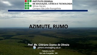 Planimetria  Azimute e Rumo [upl. by Alyss202]