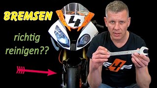 Bremsenreinigung am Motorrad  racing4funde Tipps amp Tricks [upl. by Baxter]