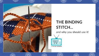 The Needlepoint Binding Stitch [upl. by Jazmin]