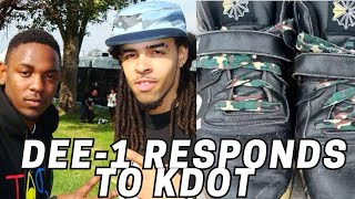 Dee1 Responds Too Kendrick Lamar With Call It Like It Is Track REACTION [upl. by Notsur60]