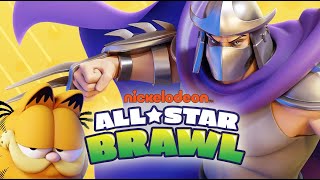 Nickelodeon AllStar Brawl ARCADE Shredder amp Garfield Nintendo Switch [upl. by Ecilegna]