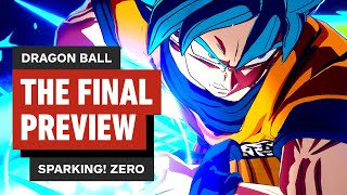 Dragon Ball Sparking Zero  The Final Preview [upl. by Annavaj]