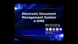 Electronic Document Management System eDMS [upl. by Andromache325]