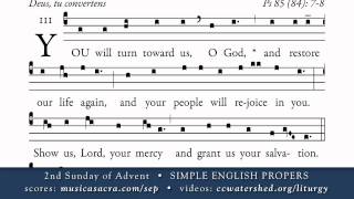 OFFERTORY • 2nd Sunday of Advent • SIMPLE ENGLISH PROPERS [upl. by Ashton]