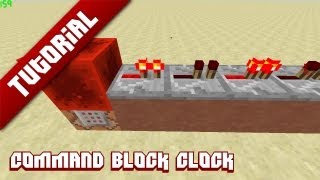 Minecraft Tutorial Command block clocks [upl. by Ielhsa473]