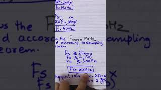 NyQuist rate and folding frequency numericalsdigital signal processing [upl. by Ahseinaj]