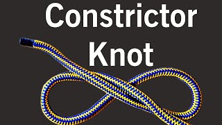 How To Tie Constrictor Knot  Three Ways To Tie Constrictor Knot  MHK Satisfying DIY Knots [upl. by Bork]