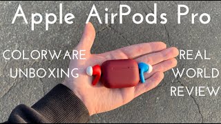 Custom AirPods Pro by ColorWare Full Unboxing Real World Review [upl. by Akceber]