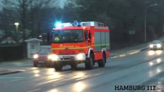 RTW in Zwangslage Rüstwagen 2 Freiwillige Feuerwehr Pinneberg [upl. by Milburn]