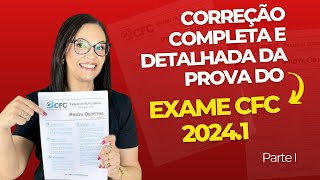 Correção Completa e Detalhada da Prova do Exame de Suficiência 20241  Parte 1 [upl. by Llennor]