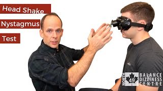 Vestibular Loss amp How To Perform The Head Shake Nystagmus Test [upl. by Harli]