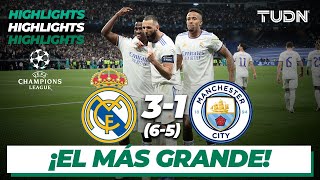 Highlights  Real Madrid 3651 Man City l  UEFA Champions League 2022  Semis Vuelta  TUDN [upl. by Mazlack]