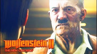 Wolfenstein 2 The New Colossus  Hitler SceneGAMEPLAY [upl. by Yartnoed]