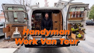 Handyman Work Van Tour 2023 [upl. by Kramer]