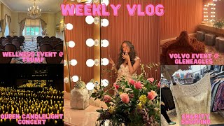 weekly vlog  gleneagles with VOLVO  charity shopping  candlelight concert  NC [upl. by Ainez531]