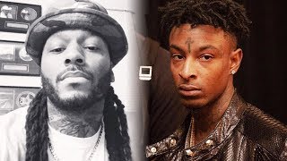 Montana of 300 Accuses 21 Savage of stealing his lyrics from Black beatles amp using on Rockstar [upl. by Ailices62]