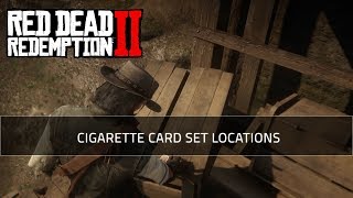 Cigarette Card Locations quotProminent Americanquot Set  Red Dead Redemption 2 Guide [upl. by Zack]