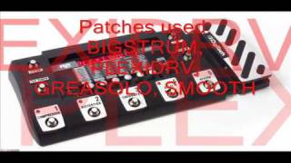 Digitech rp500 demo [upl. by Eirallam]