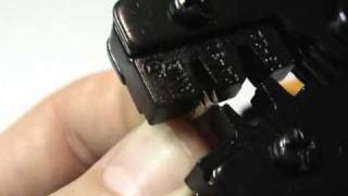 Crimping a Servo Connector  Futaba J Housing with Deluxe Crimper [upl. by Dnob]