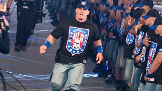 John Cena’s WrestleMania entrances WWE Playlist [upl. by Atteuqihc39]