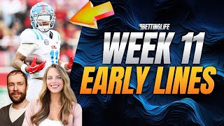 Week 11 College Football Early Betting Lines and Odds [upl. by Ladd]