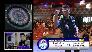 DARTSLIVE OPEN 2017 MALAYSIA  COSMO DARTS MEDLEY DOUBLES A FLIGHT FINAL [upl. by Roland]