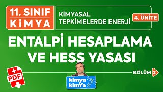 Entalpi Hesaplama Yöntemleri ve HESS Yasası [upl. by Pontone211]