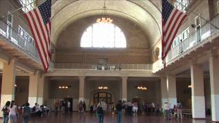 Tour of the Ellis Island Immigration Museum Lower New York Harbour USA [upl. by Acirtal]