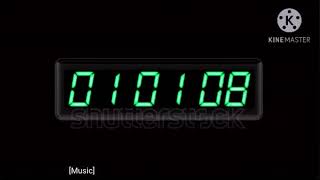 100 Seconds Countdown BBC Digital Timer V43 BBC News Asia Remix [upl. by Eikcor321]