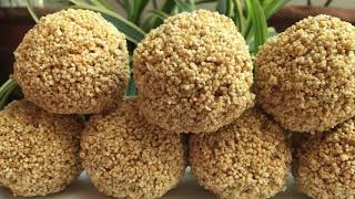 Ramdana Ladoo Recipe I चौलाई के लड्डू I Rajgira Laddu Recipe I [upl. by Aivil]