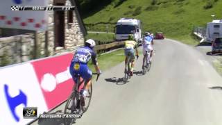 63 KM à parcourir  Étape 8 Pau  BagnèresdeLuchon  Tour de France 2016 [upl. by Annaert833]