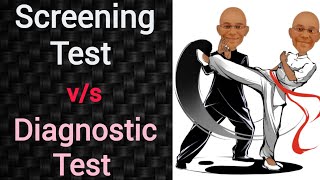 Difference between Screening Test and Diagnostic Test  PSM lectures  Community Medicine lecture [upl. by Goddart]