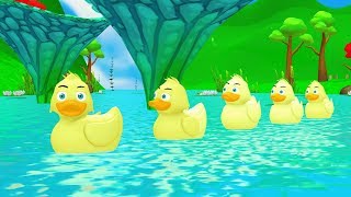 Five Little Ducks Kids song  The kids song [upl. by Ain]