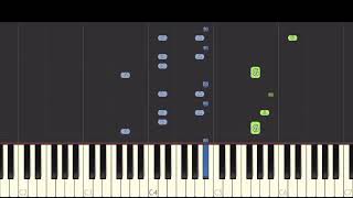 Slendrina AsylumPiano tutorial main menu song [upl. by Assirrem779]