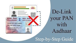 Quick and Easy Steps to Delink Your PAN from Aadhaar [upl. by Elsbeth219]