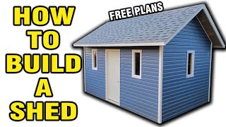 How to Build a Shed Start to Finish [upl. by Adar102]