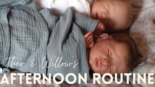 REBORN AFTERNOON ROUTINE with THEO amp WILLOW I REBORN LIFE [upl. by Kahn]