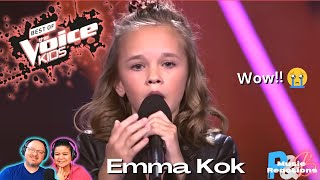 Emma Kok quotThe Best Of The Voice Kids  Her journeyquot Part 1 Voice Netherlands  Couples Reaction [upl. by Malinin]